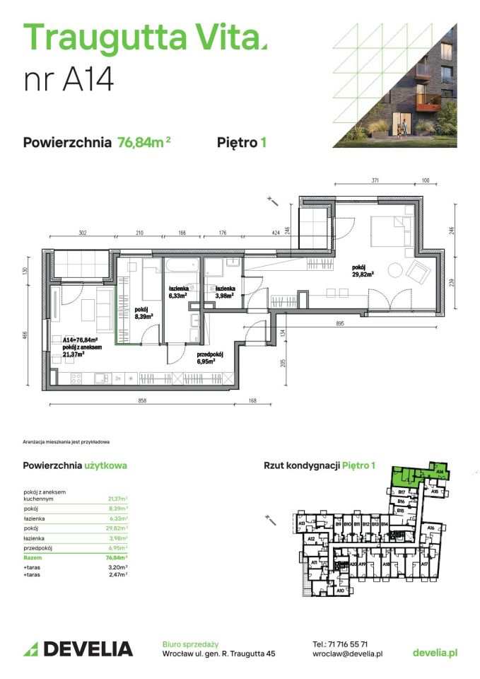 Mieszkanie 3-pokojowe Wrocław, ul. gen. Romualda Traugutta. Zdjęcie 6