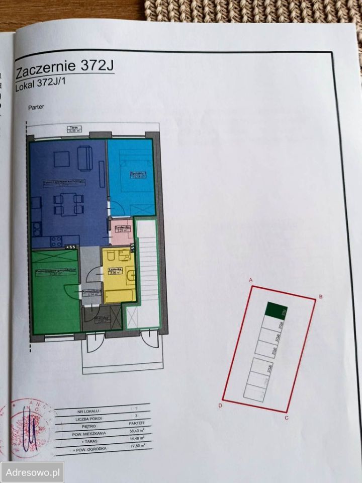 Mieszkanie 3-pokojowe Zaczernie. Zdjęcie 7