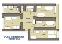 Mieszkanie 4-pokojowe Wrocław Krzyki, ul. Krynicka. Zdjęcie 1