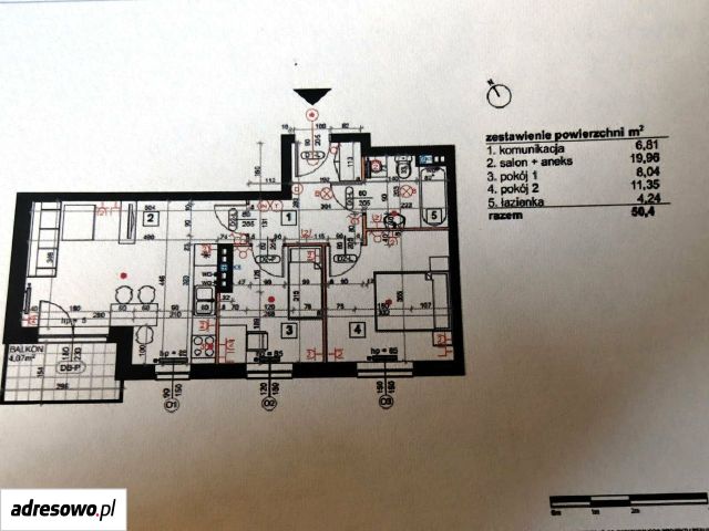 Mieszkanie 3-pokojowe Zalasewo, os. Osiedle Władysława Zamoyskiego. Zdjęcie 19