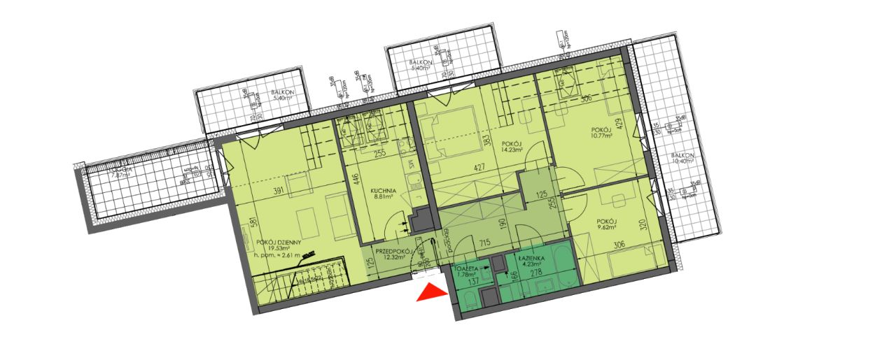 Mieszkanie 5-pokojowe Wrocław Oporów, ul. Ibn Siny Awicenny. Zdjęcie 17