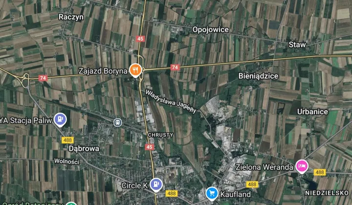 Działka inwestycyjna Wieluń Chrusty, ul. Władysława Jagiełły