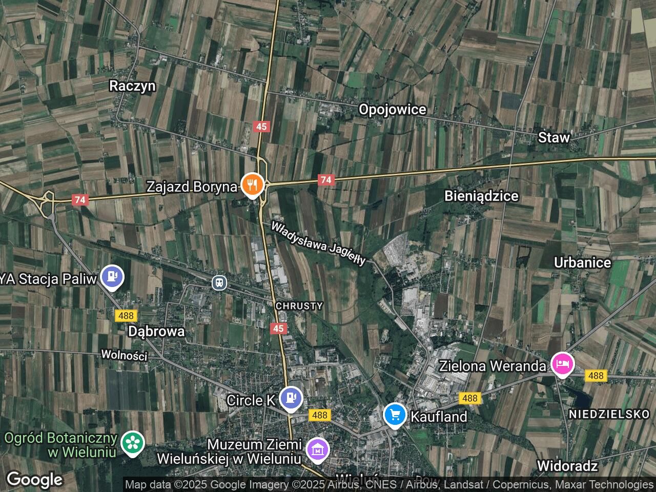 Działka inwestycyjna Wieluń Chrusty, ul. Władysława Jagiełły