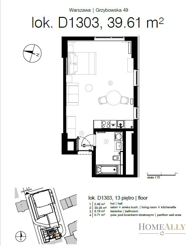 Mieszkanie 1-pokojowe Warszawa Wola, ul. Grzybowska. Zdjęcie 19