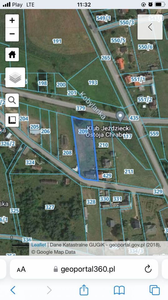 Działka rolno-budowlana Chraboły. Zdjęcie 3