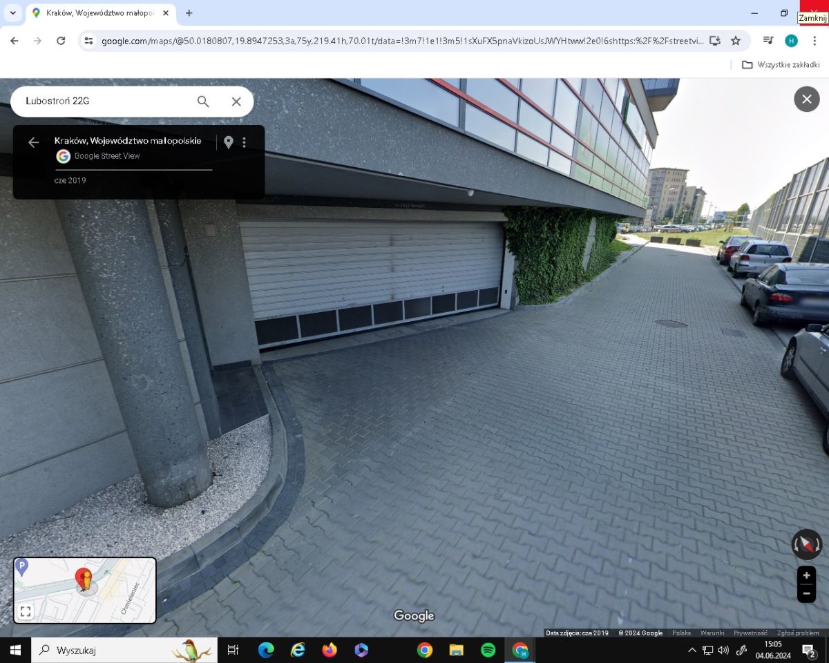 Garaż/miejsce parkingowe Kraków Dębniki, ul. Lubostroń. Zdjęcie 5
