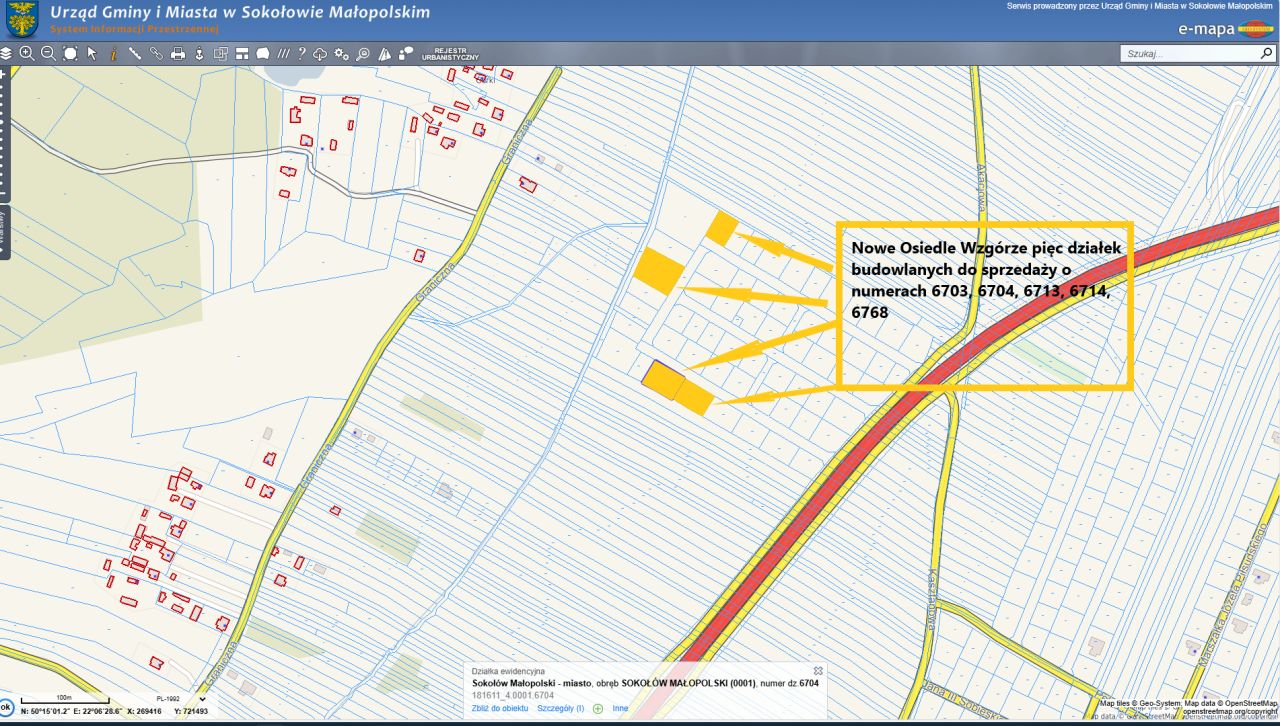 Działka budowlana Sokołów Małopolski. Zdjęcie 2