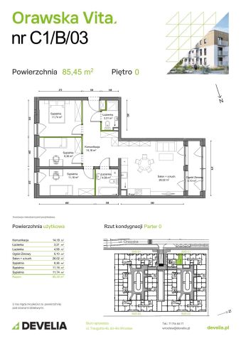 Mieszkanie 4-pokojowe Wrocław Ołtaszyn, ul. Orawska. Zdjęcie 8