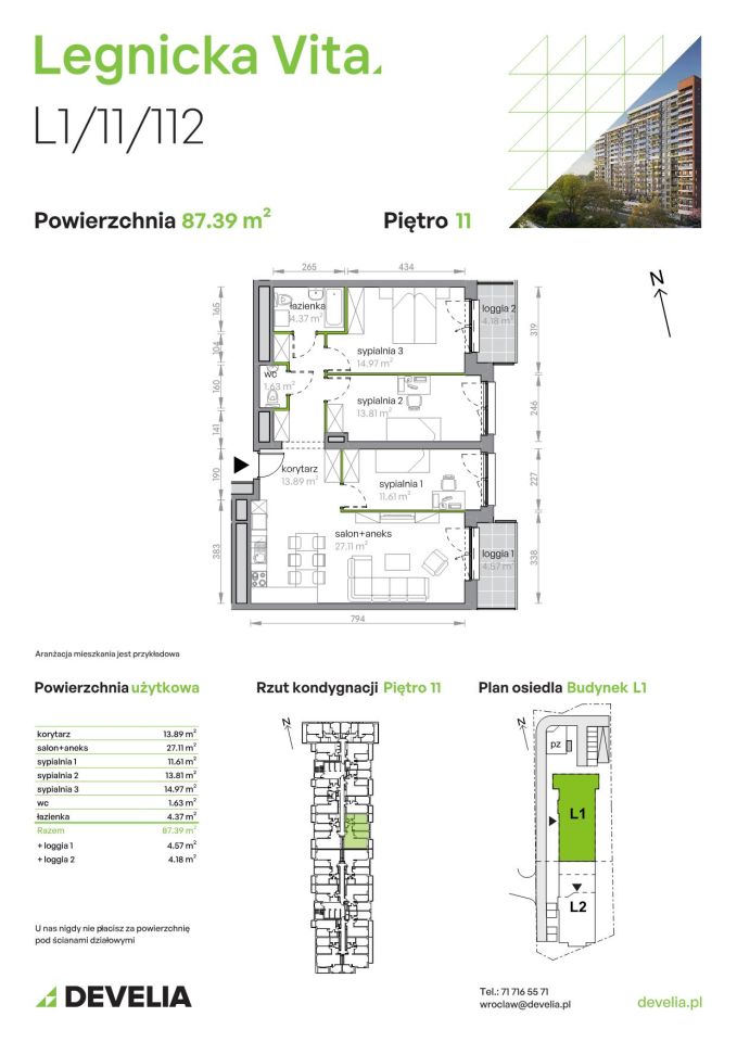 Mieszkanie 4-pokojowe Wrocław Popowice, ul. Legnicka. Zdjęcie 8