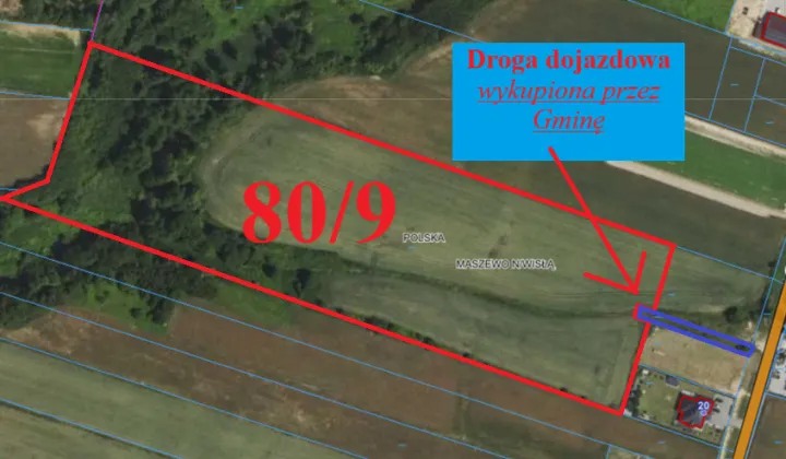 Działka rolna Maszewo, ul. Sójki