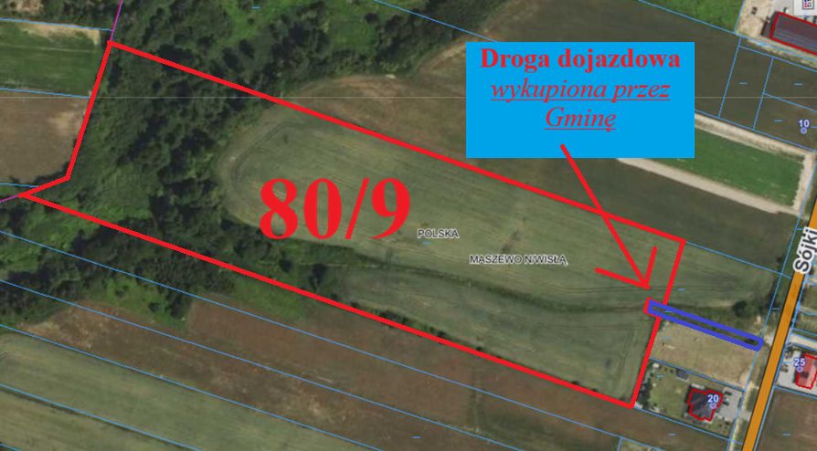 Działka rolna Maszewo, ul. Sójki. Zdjęcie 1