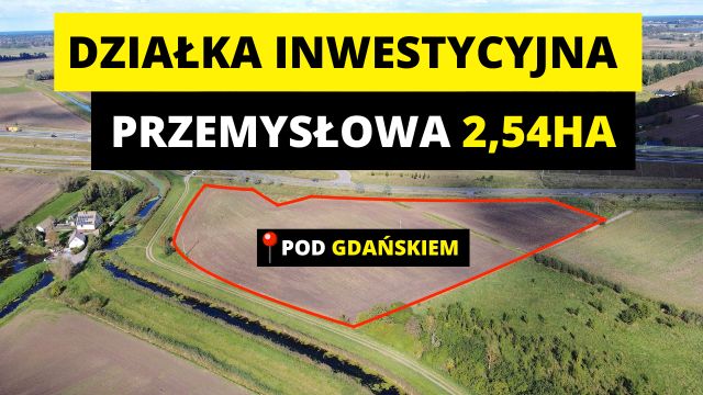 Działka inwestycyjna Cedry Małe. Zdjęcie 1