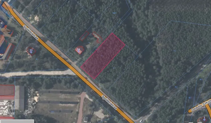 Działka leśna Janowiec, ul. Spółdzielcza