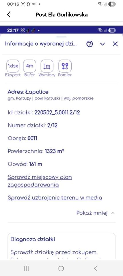 Działka budowlana Łapalice. Zdjęcie 7