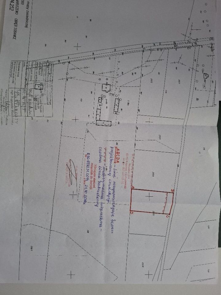 Działka budowlana Sobanice. Zdjęcie 3