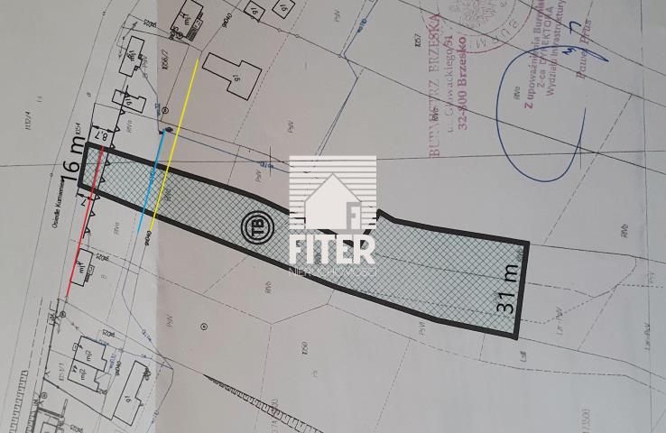 Działka budowlana Okocim Kamieniec