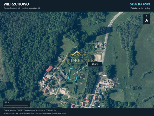 Działka budowlana Wierzchowo. Zdjęcie 5