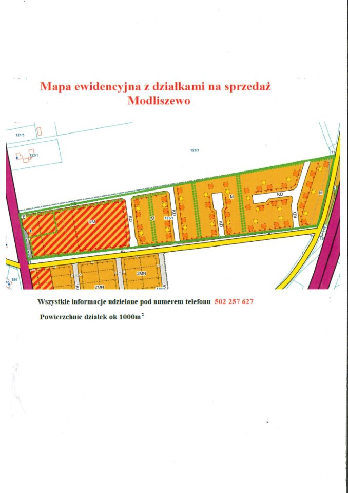 Działka budowlana Modliszewo. Zdjęcie 3