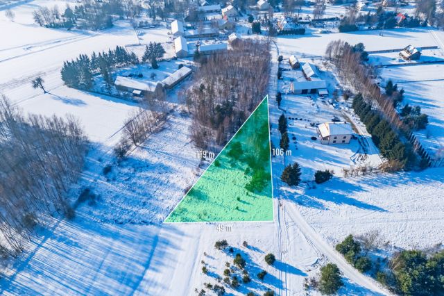 Działka budowlana Ptaki. Zdjęcie 3