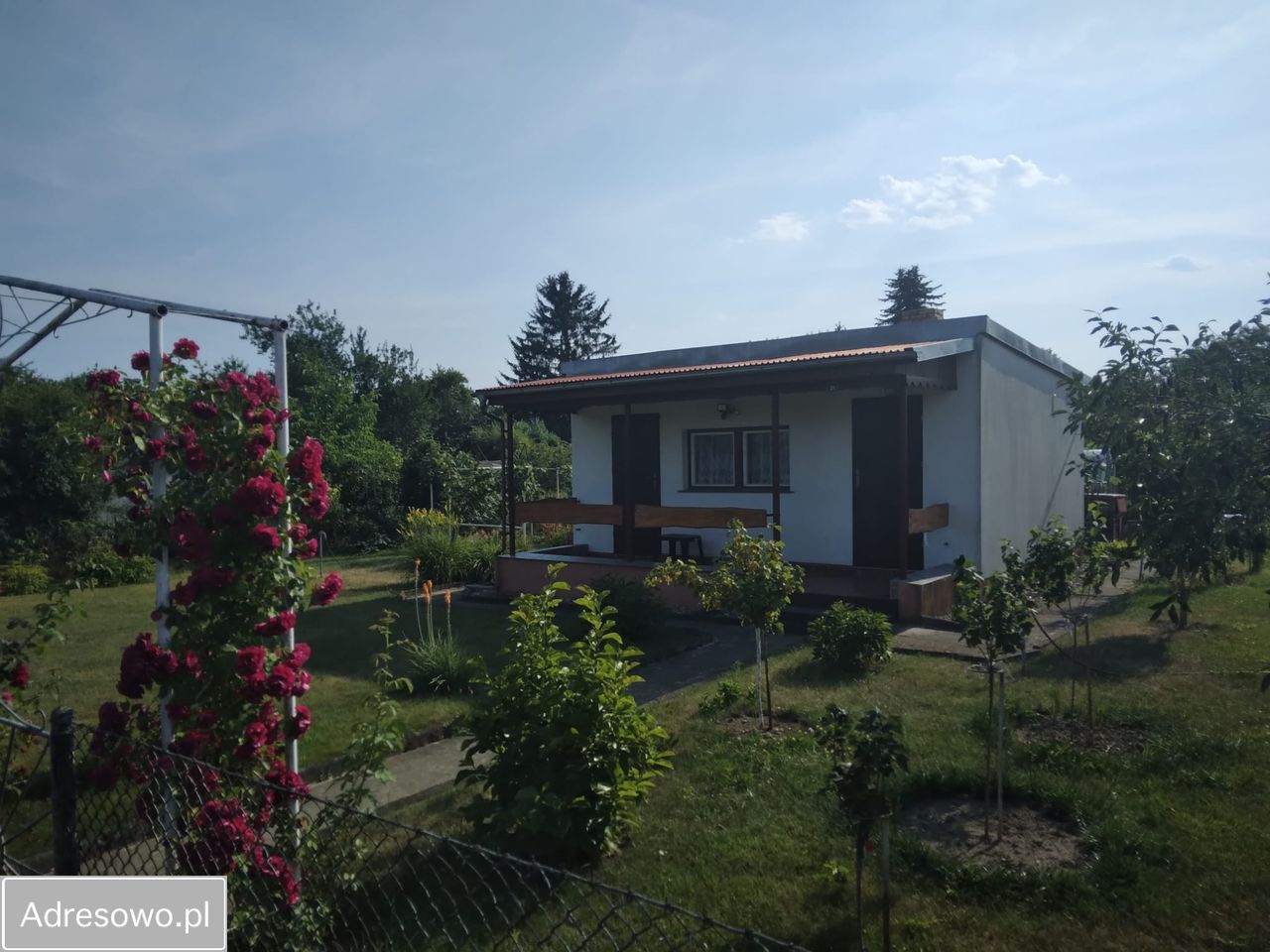 Działka rod Droszków, ul. Brzoskwiniowa. Zdjęcie 1