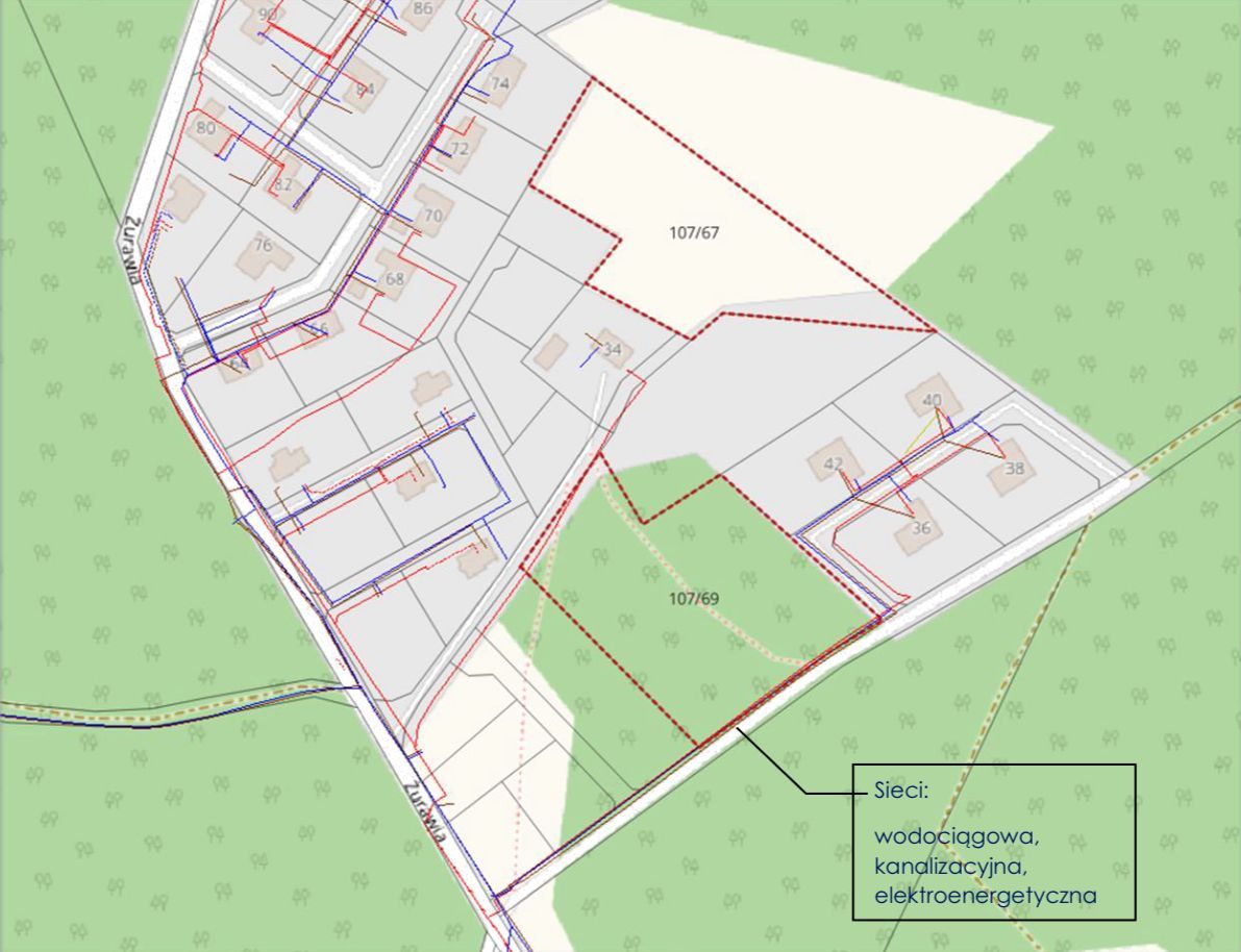 Działka budowlana Naglady, ul. Żurawia. Zdjęcie 13