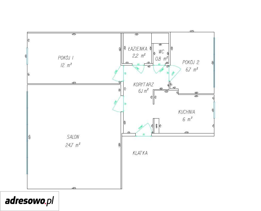 Mieszkanie 3-pokojowe Nowy Sącz. Zdjęcie 17