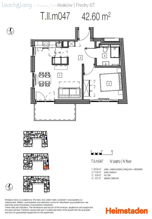 Mieszkanie 2-pokojowe Kraków Łagiewniki-Borek Fałęcki, ul. Aleksandra Fredry. Zdjęcie 15