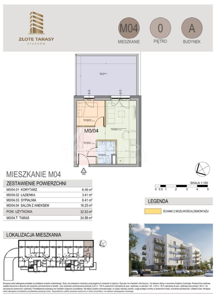 Mieszkanie 2-pokojowe Staszów, ul. gen. Mariana Langiewicza. Zdjęcie 4