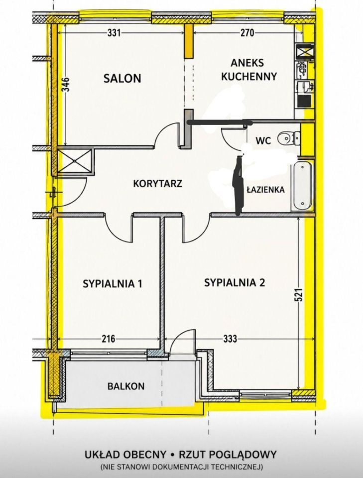 Mieszkanie 3-pokojowe Łódź Julianów, ul. Julianowska. Zdjęcie 11