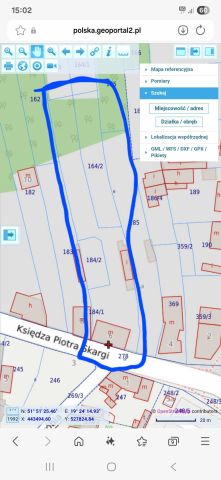 Działka budowlana Zgierz Stare Miasto, ul. ks. Piotra Skargi. Zdjęcie 1
