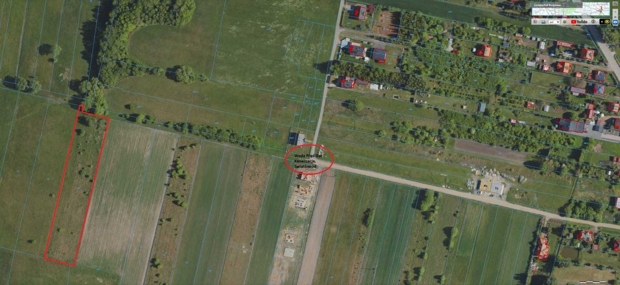Działka inwestycyjna Dobrzyniewo Fabryczne. Zdjęcie 1