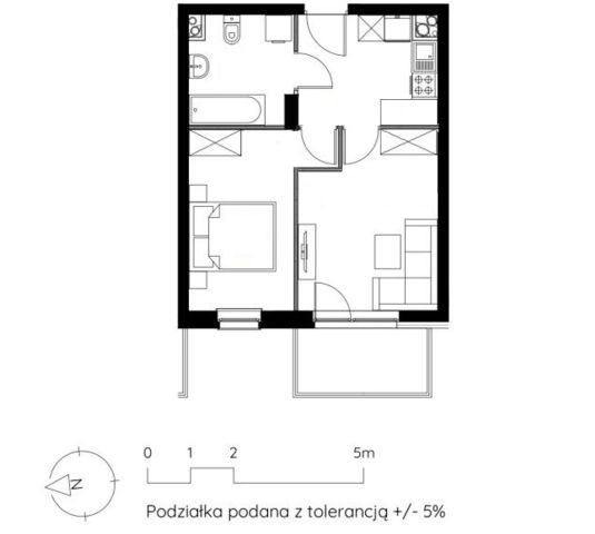 Mieszkanie 2-pokojowe Lublin Śródmieście. Zdjęcie 6