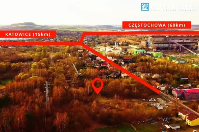 Działka budowlana Będzin, ul. Dąbrowska. Zdjęcie 3