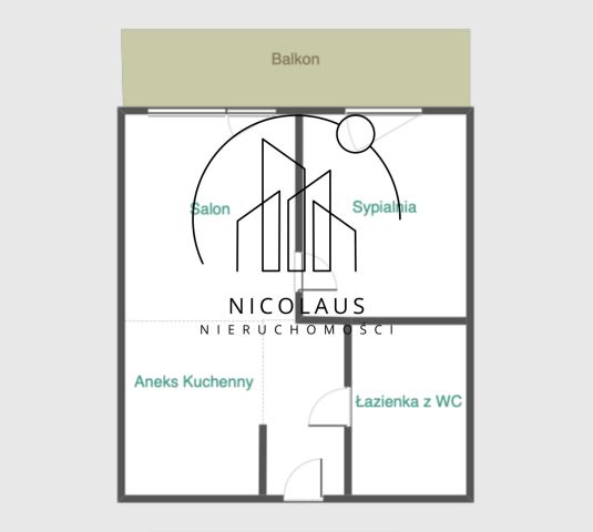 Mieszkanie 2-pokojowe Aleksandrów Kujawski, ul. Zielona. Zdjęcie 14