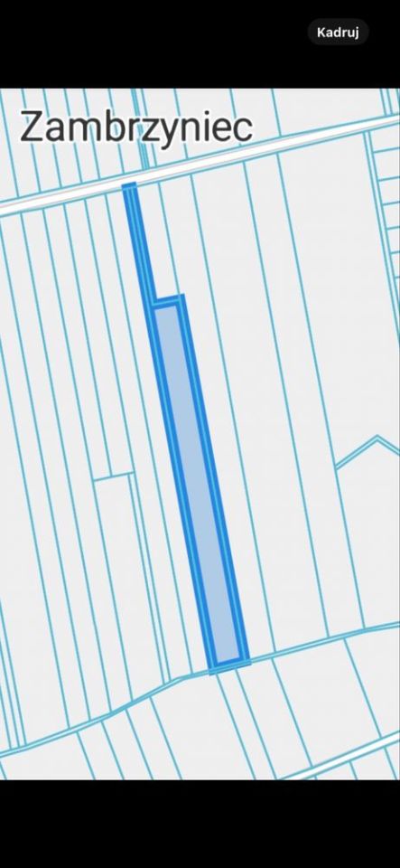 Działka rolna Zambrzyniec