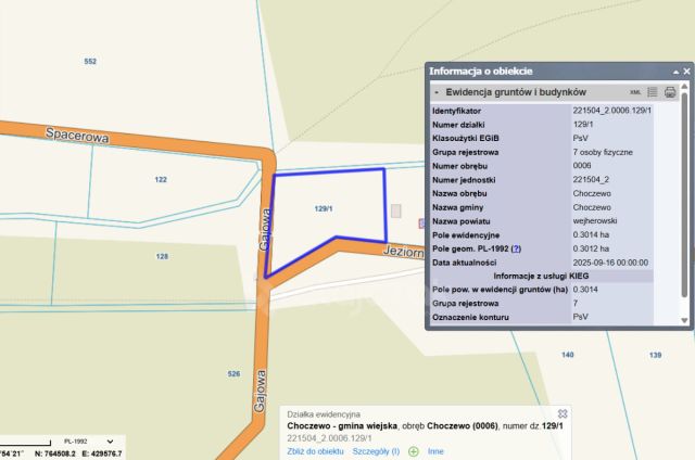Działka rekreacyjna Choczewo, ul. Jeziorna. Zdjęcie 14