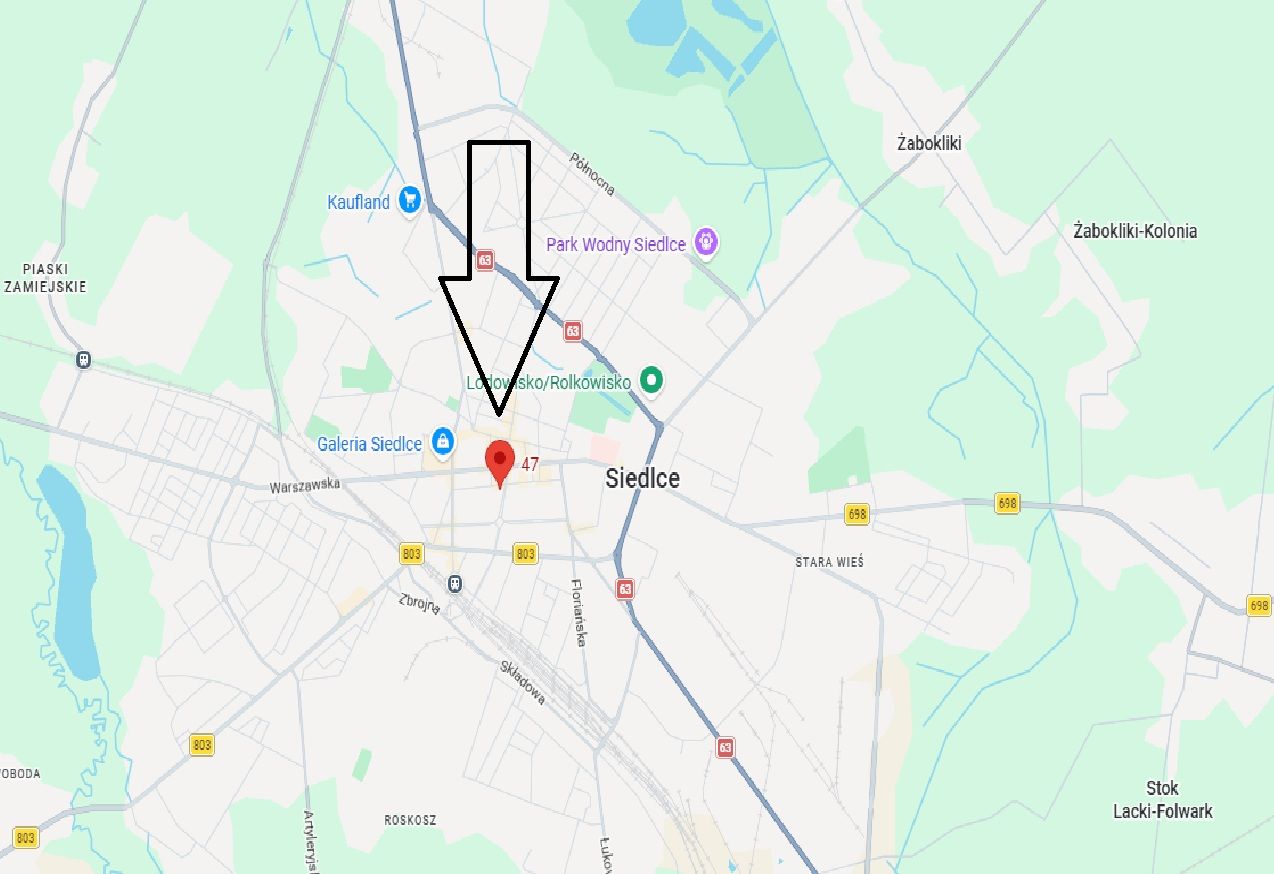 Mieszkanie 1-pokojowe Siedlce Centrum, ul. Kazimierza Pułaskiego. Zdjęcie 1