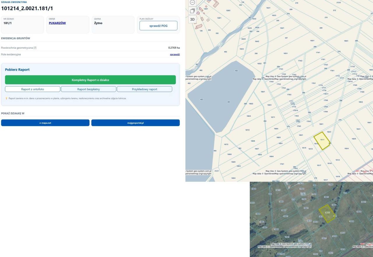 Działka rolna Pukarzów. Zdjęcie 4