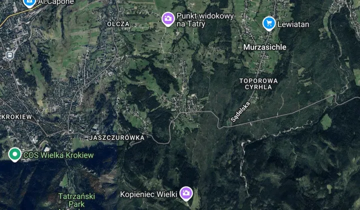 Działka inwestycyjna Zakopane, ul. Cyrhla
