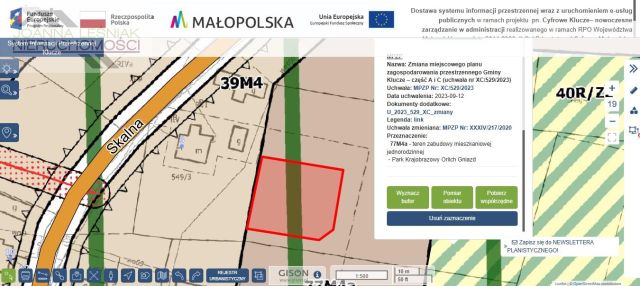 Działka budowlana Hucisko, ul. Skalna. Zdjęcie 7