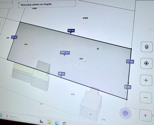 Działka budowlana Łagiewniki Nowe, ul. Okólna. Zdjęcie 1