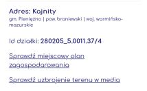 Działka rolna Kajnity. Zdjęcie 3