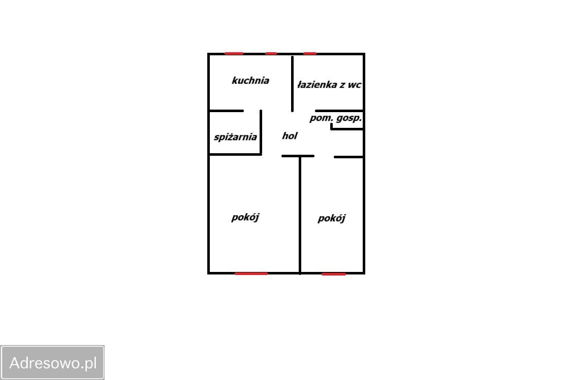 Mieszkanie 2-pokojowe Kamienna Góra Centrum, ul. Księcia Bolka I. Zdjęcie 4