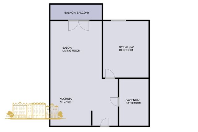 Mieszkanie 2-pokojowe Kraków Górka Narodowa. Zdjęcie 7