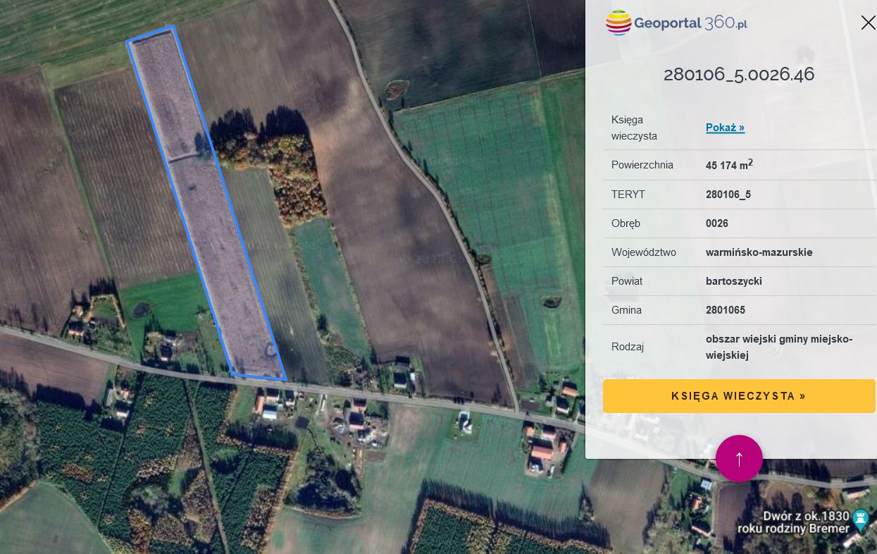 Działka rolno-budowlana Rusajny