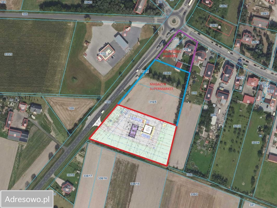 Działka inwestycyjna Morawin. Zdjęcie 2