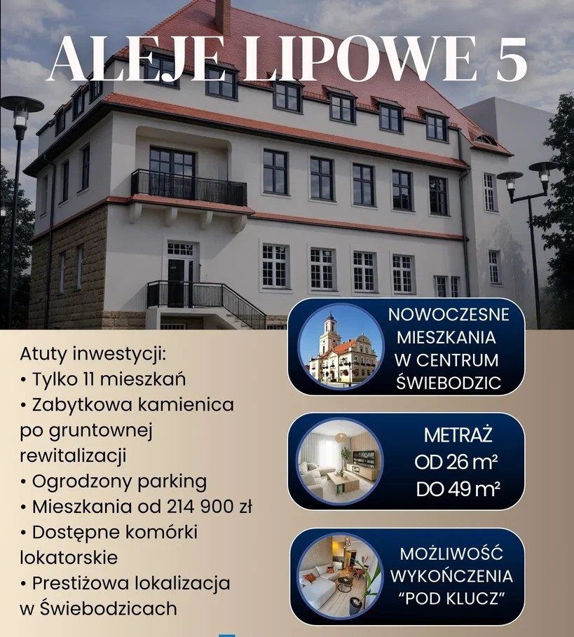 Mieszkanie 2-pokojowe Świebodzice, ul. Aleje Lipowe. Zdjęcie 6