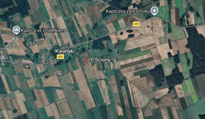 Działka rolna Ściony