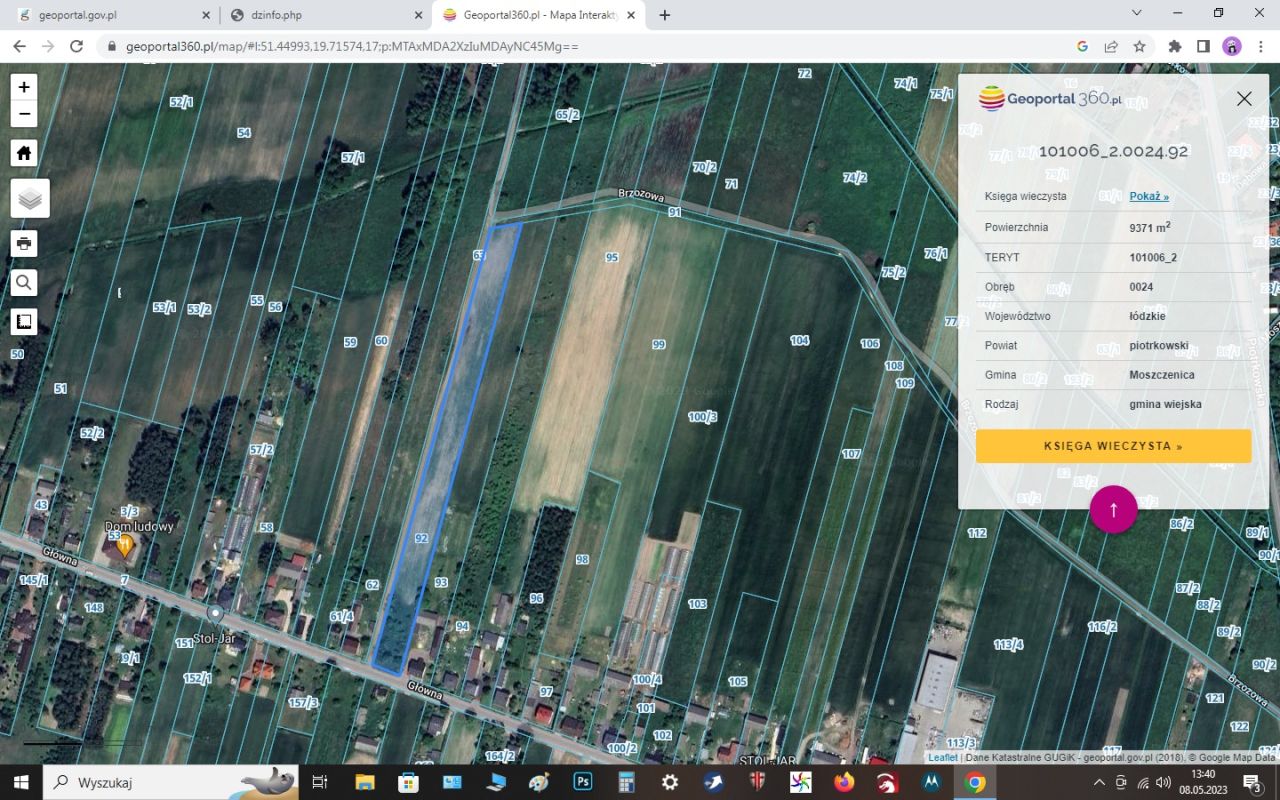 Działka rolno-budowlana Raków Duży, ul. Główna. Zdjęcie 1