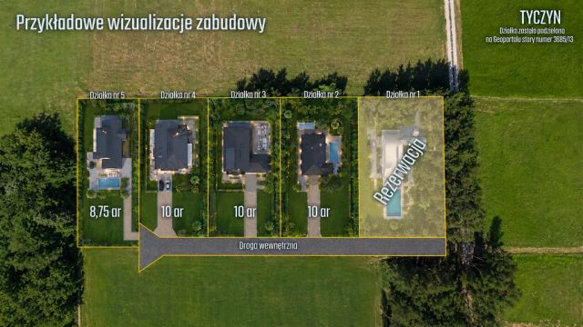 Działka budowlana Tyczyn, ul. Potoki. Zdjęcie 3